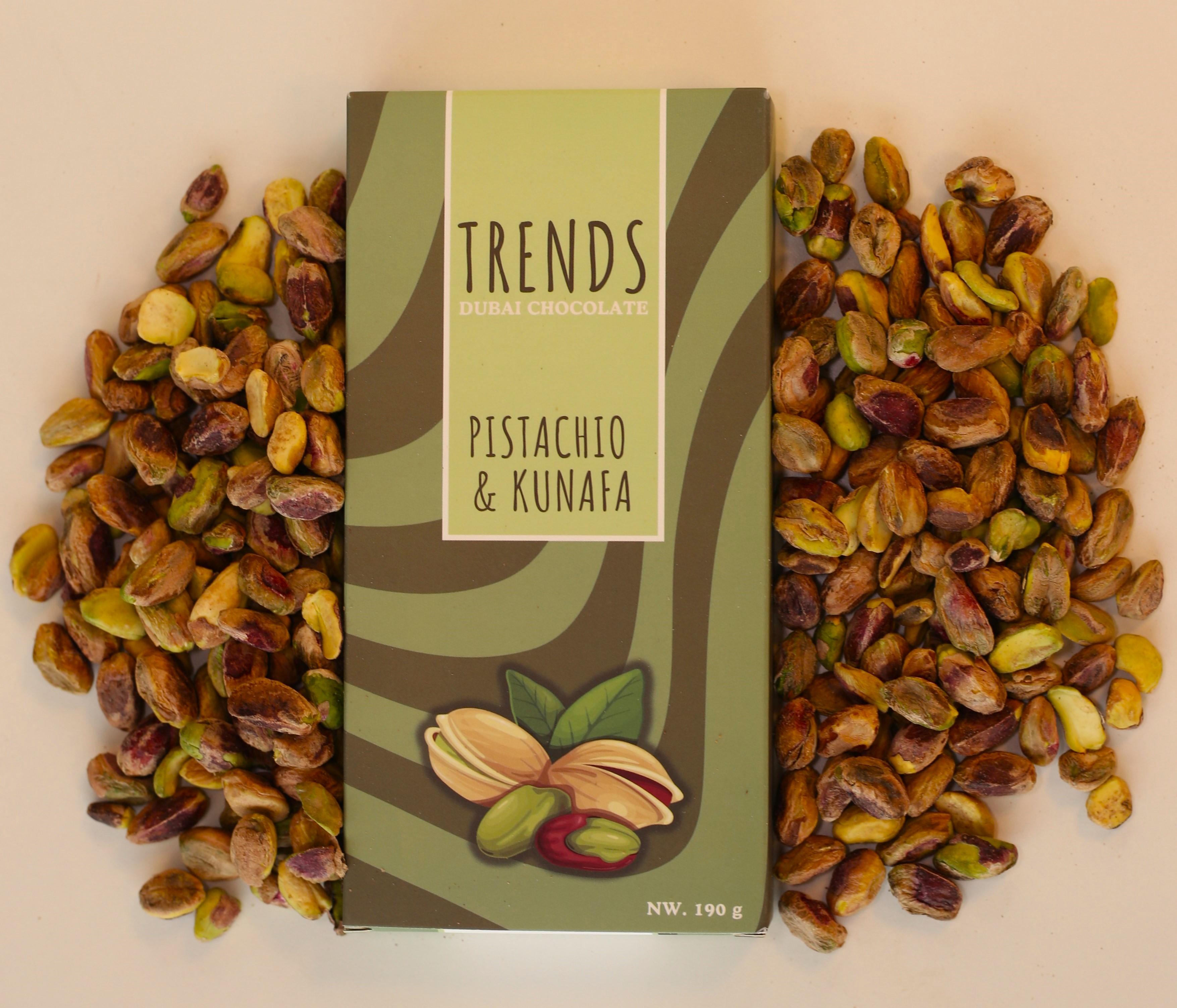 Trends Dubai Chocolate, Pistachio & Kunafa - 190g