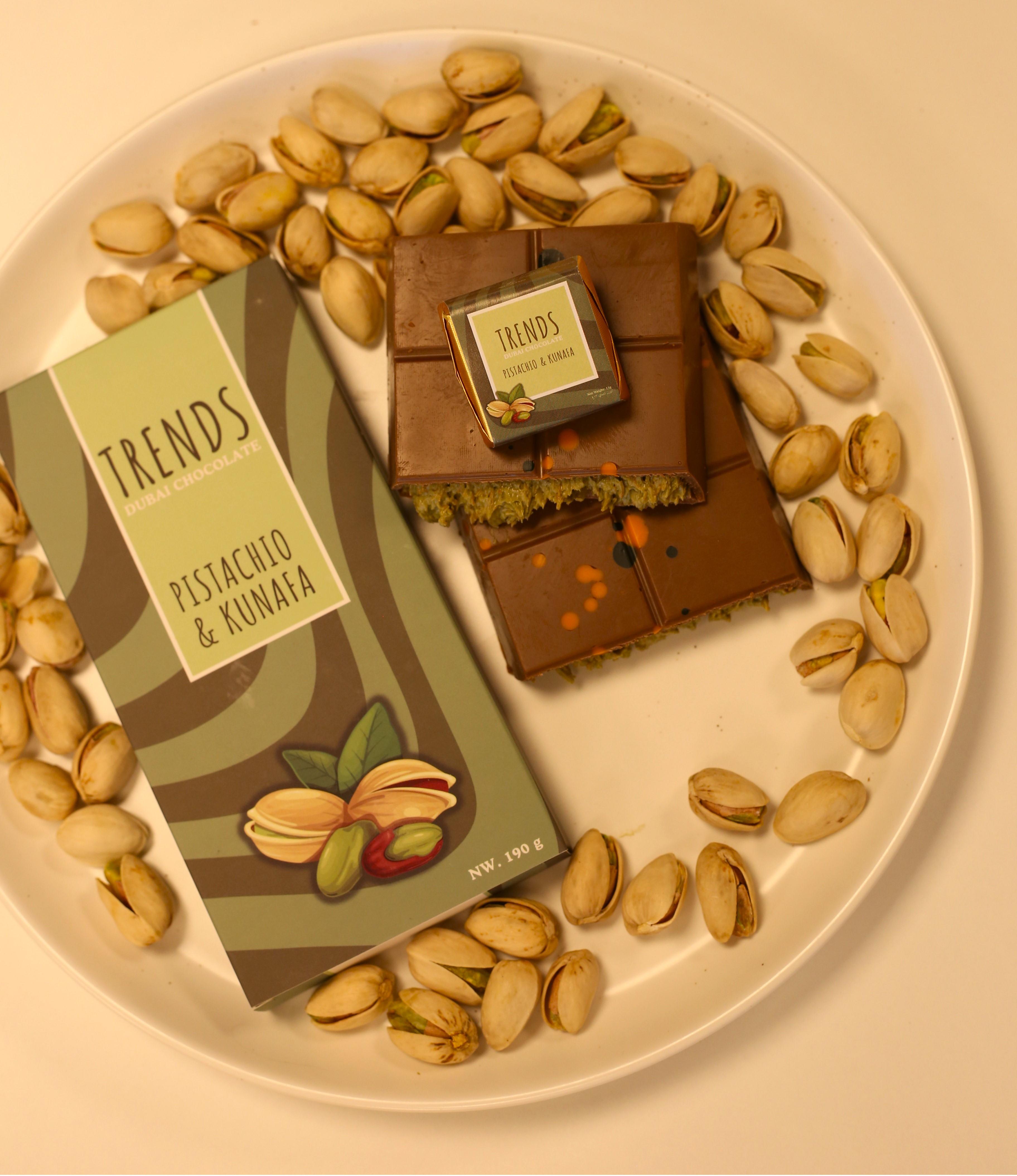 Trends Dubai Chocolate, Pistachio & Kunafa - 190g