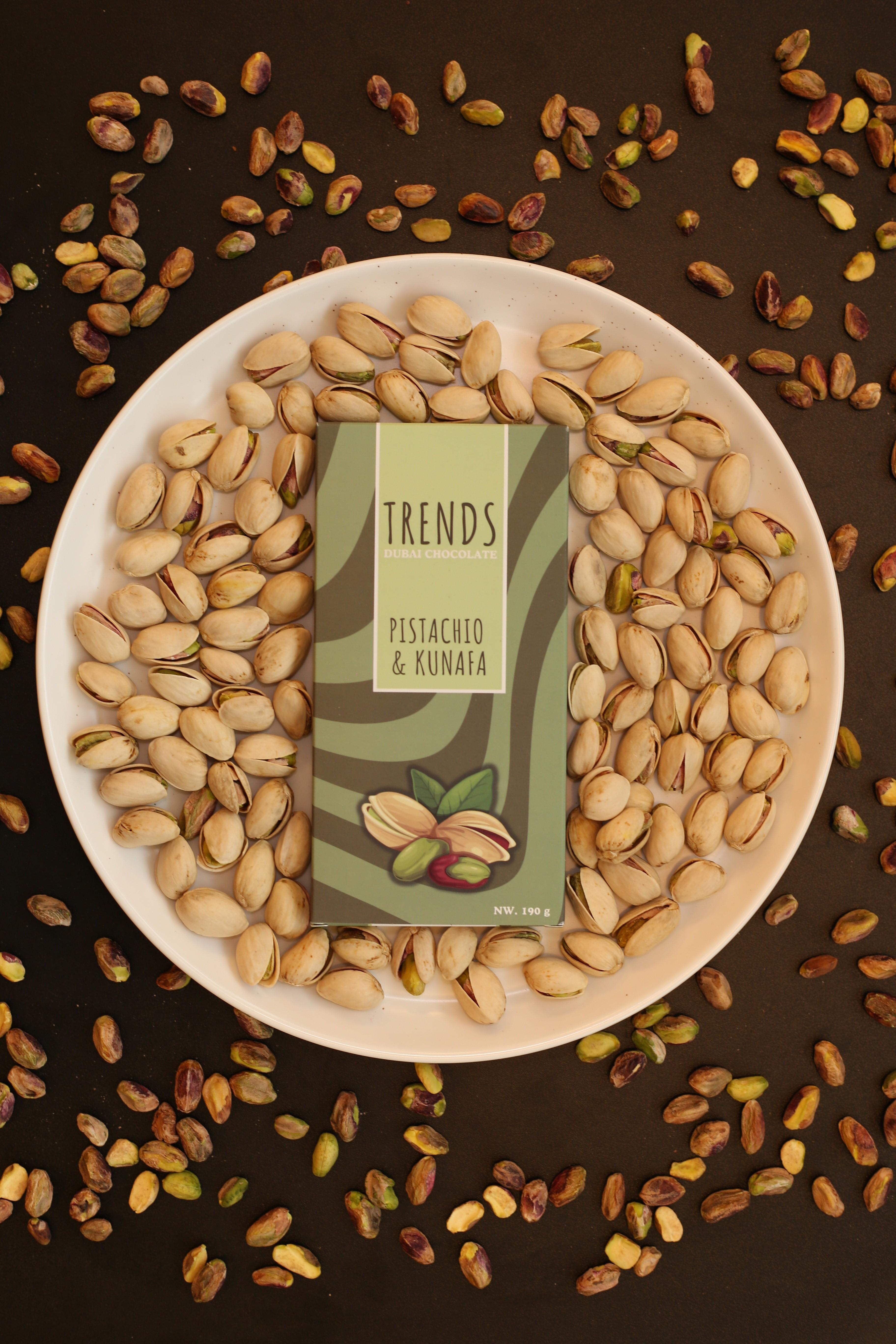 Trends Dubai Chocolate, Pistachio & Kunafa - 190g