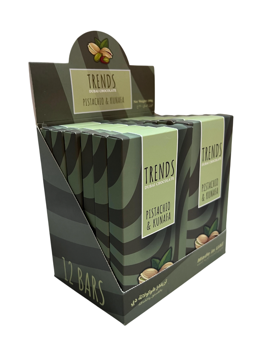 Trends Dubai Chocolate, Pistachio & Kunafa - 190g