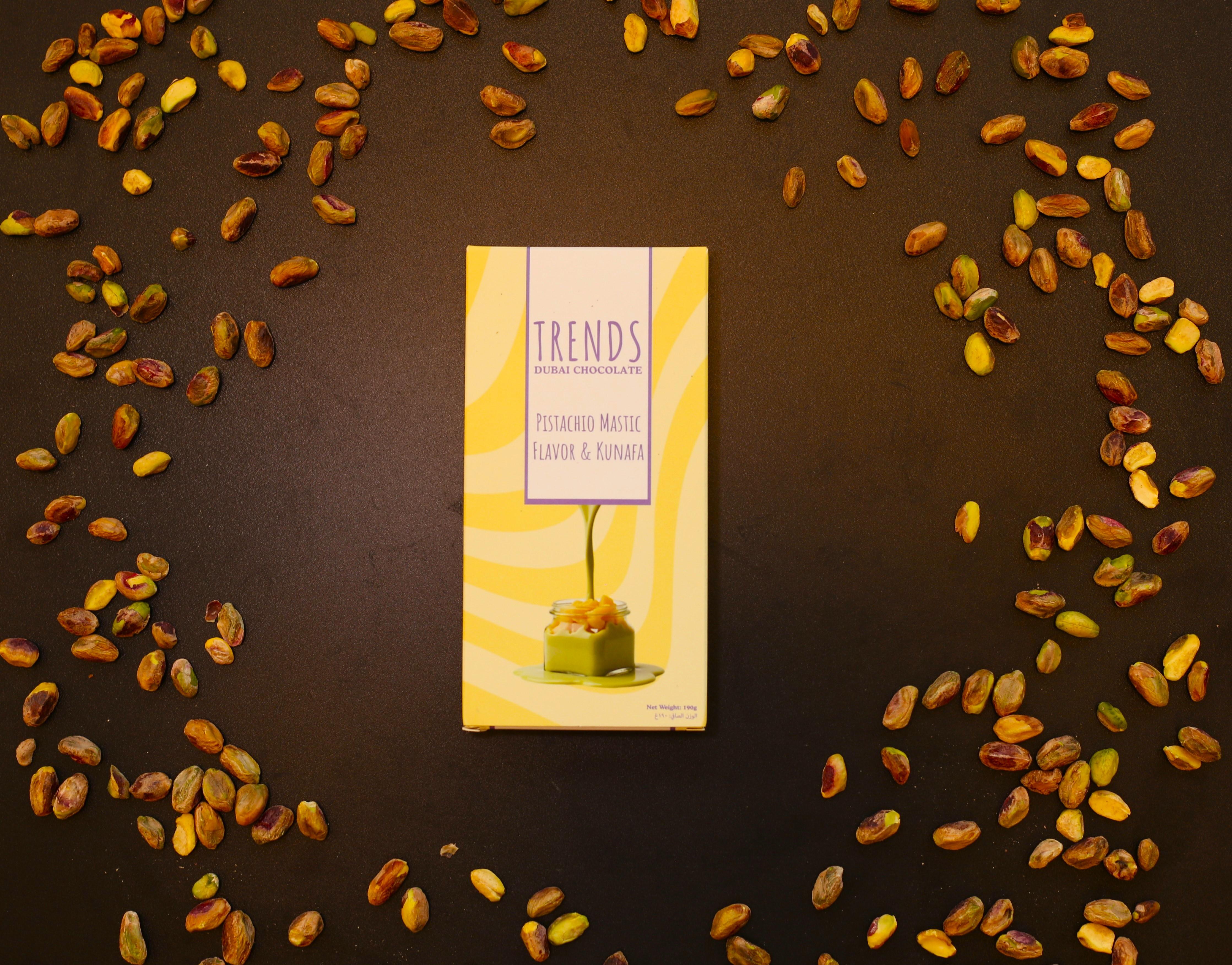Trends Dubai Chocolate Mastic, Pistachio & Kunafa - 190g
