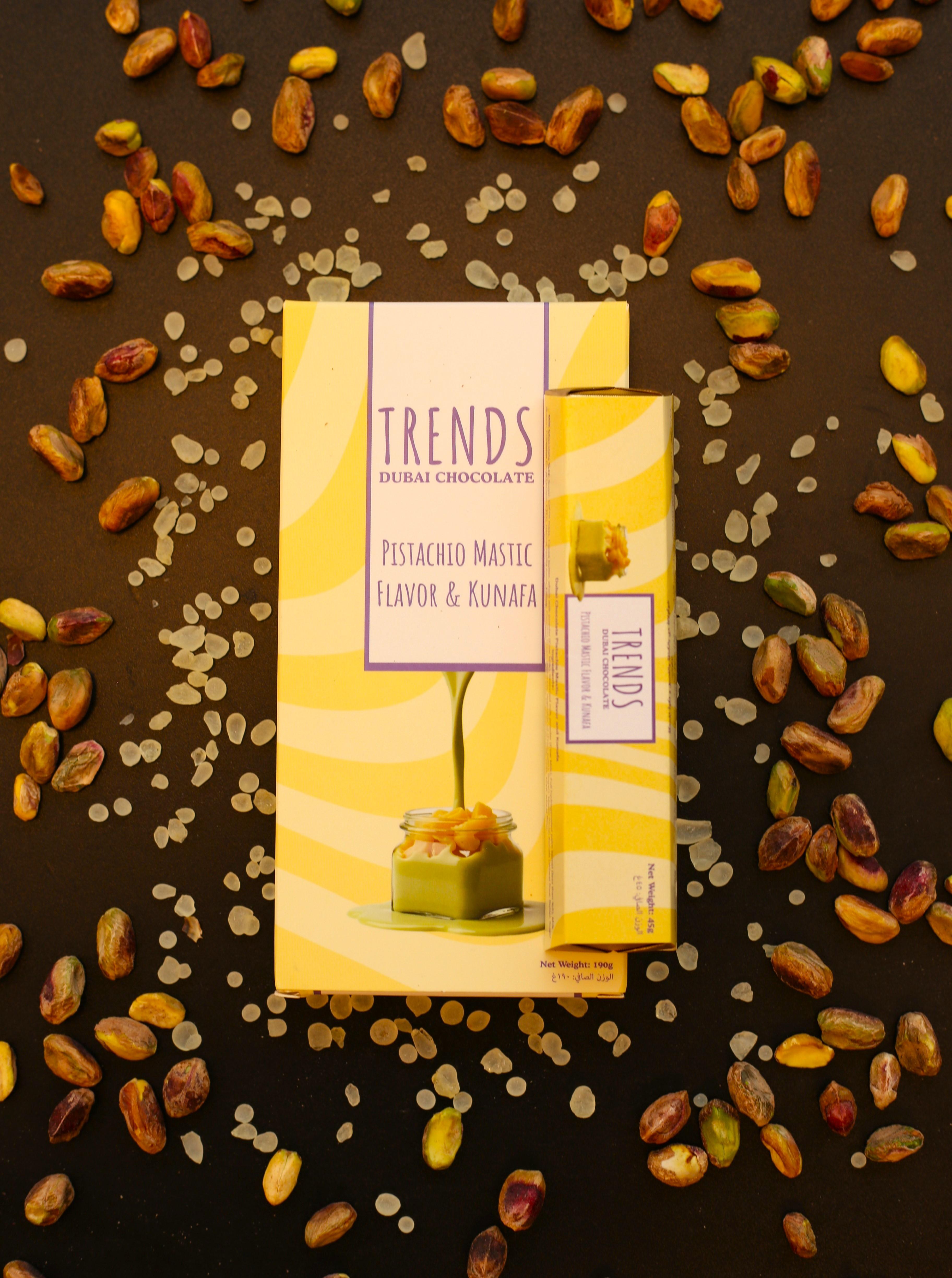 Trends Dubai Chocolate Mastic, Pistachio & Kunafa - 190g