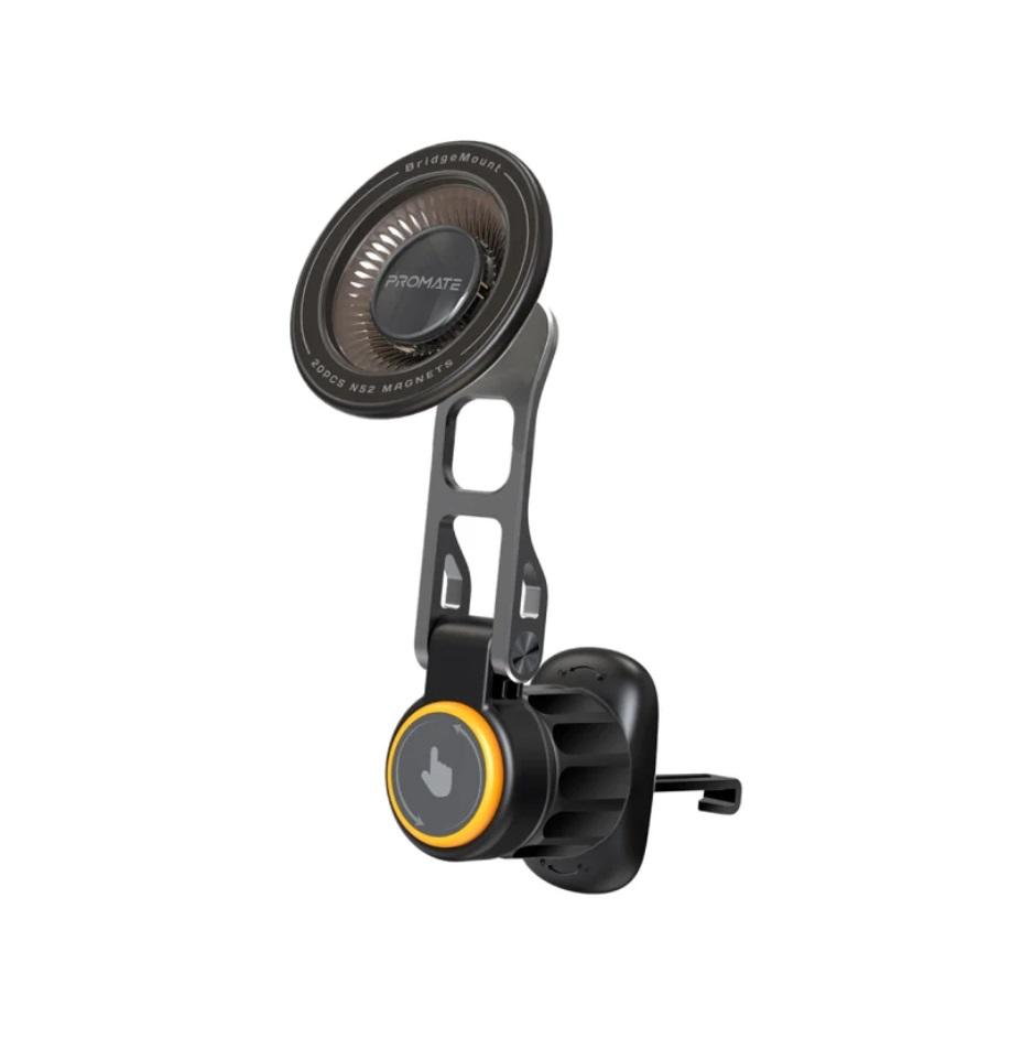 Promate BridgeMount, MagGrip™ 360° Rotatable Smartphone Holder AC Vent Mount