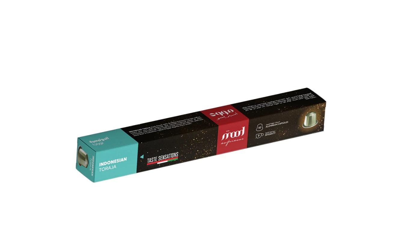 Mood Espresso, Indonesian Toraja Aluminum Nespresso Capsules - 5.2g (10 Capsules)