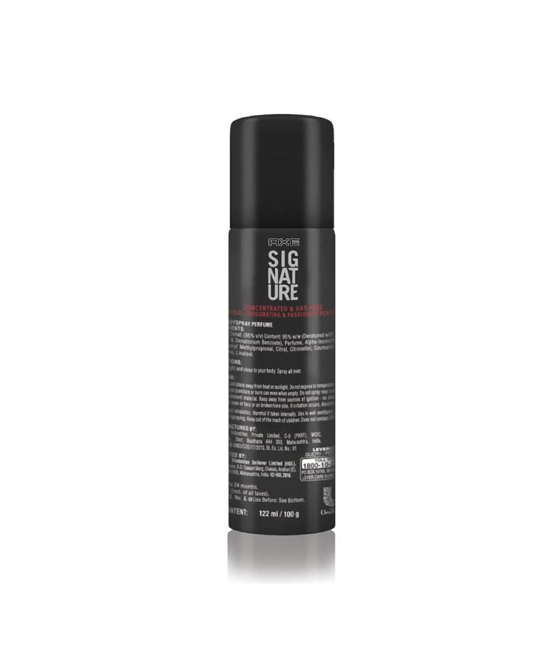 Axe Signature Body Perfume, Intense - 122 ml