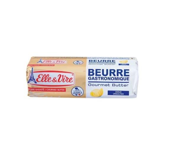 Elle & Vire Gastronomique Gourmet Roll, Unsalted Butter - 250g