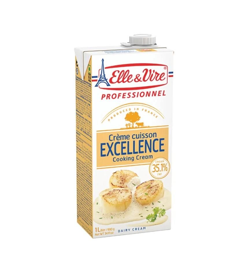 Elle & Vire UHT Cream Speciale Cooking 35.1% Fat - 1 Liter