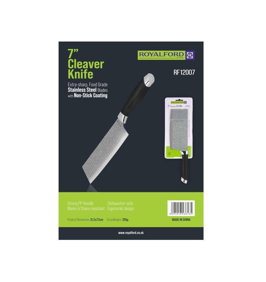 Royalford 7″ Cleaver Knife, RF12007