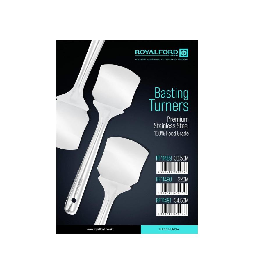 Royalford 34.5 cm Stainless Steel Basting Turner, RF11491