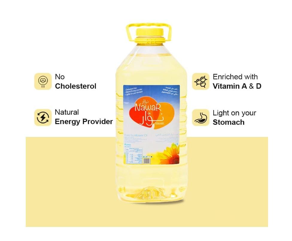 Nawar Sunflower Oil - 4 Liter