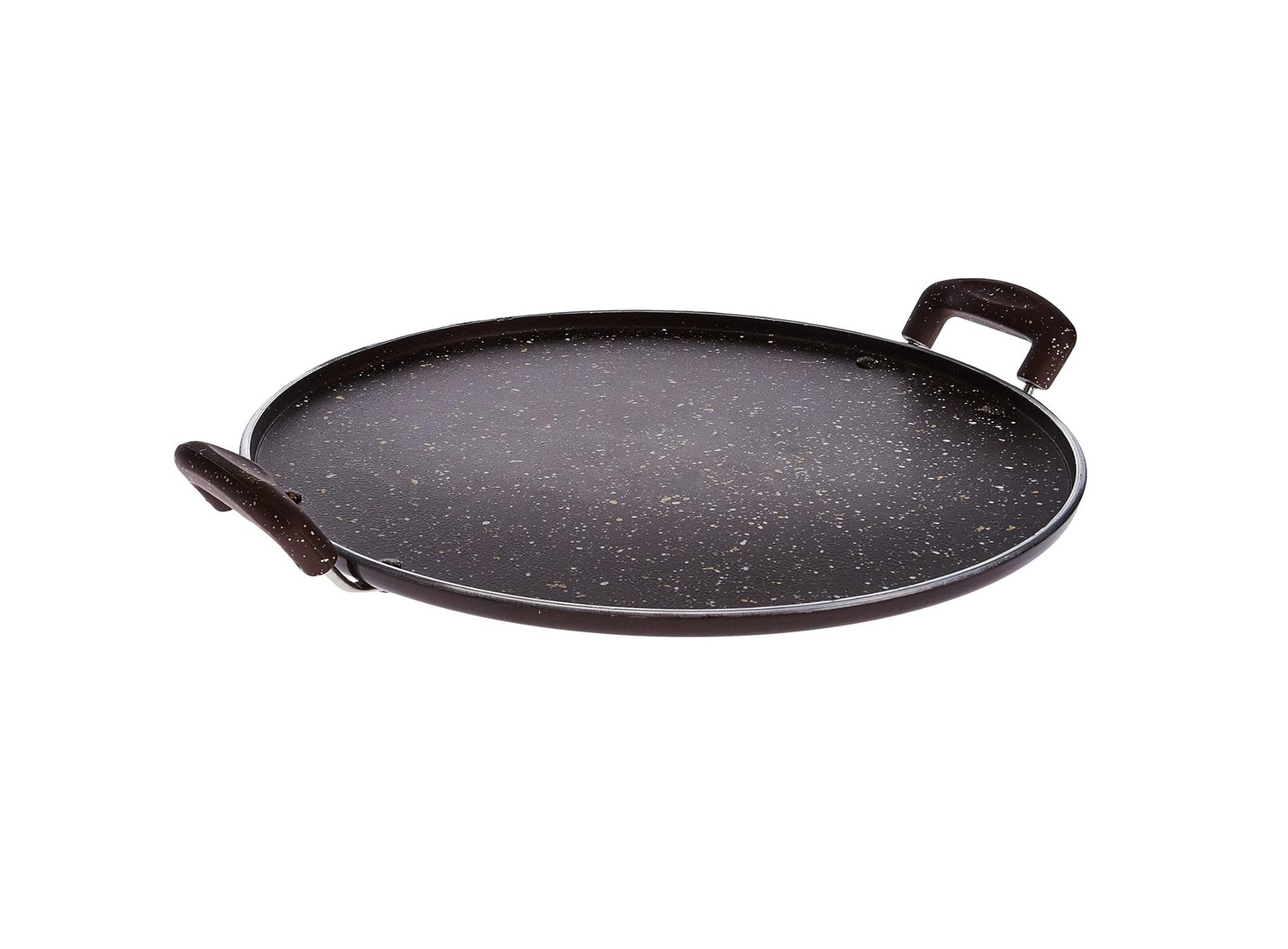 Royalford 35 cm Aluminium Round Tawa with Granite Finish, RF8378