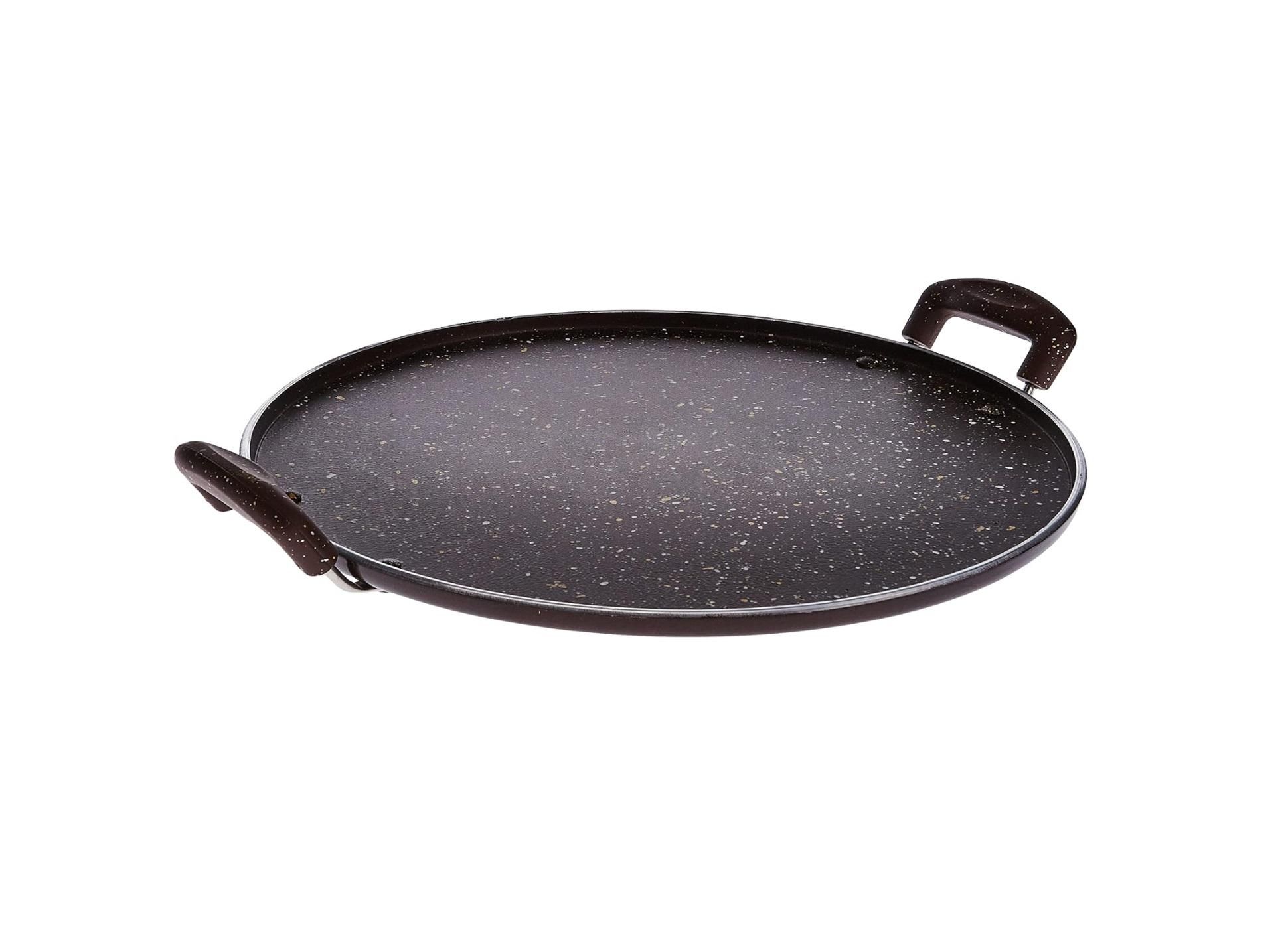 Royalford 35 cm Aluminium Round Tawa with Granite Finish, RF8378