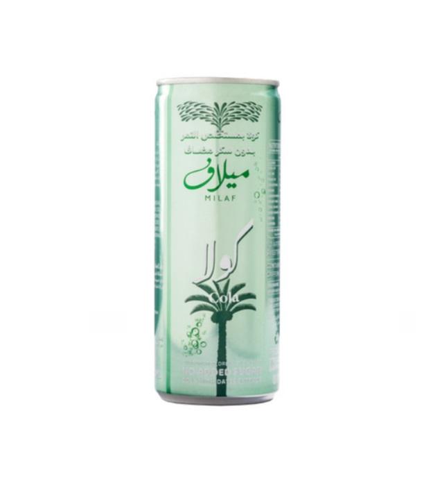 Milaf Cola With Dates Extract Carbonated Drink - 240 ml x 24
