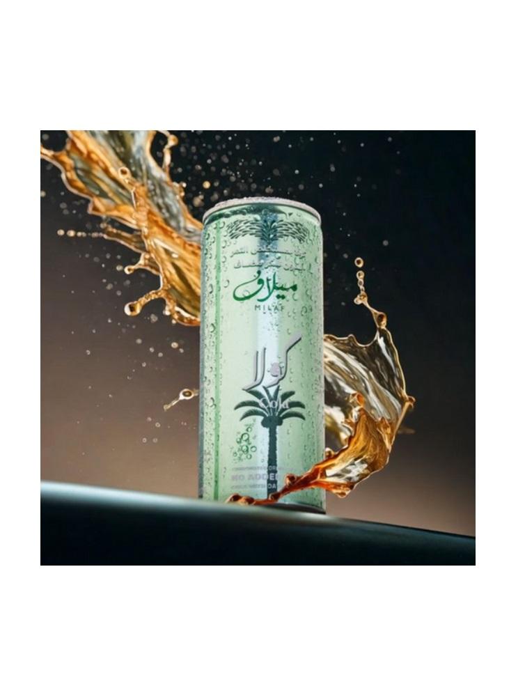 Milaf Cola With Dates Extract Carbonated Drink - 240 ml x 24