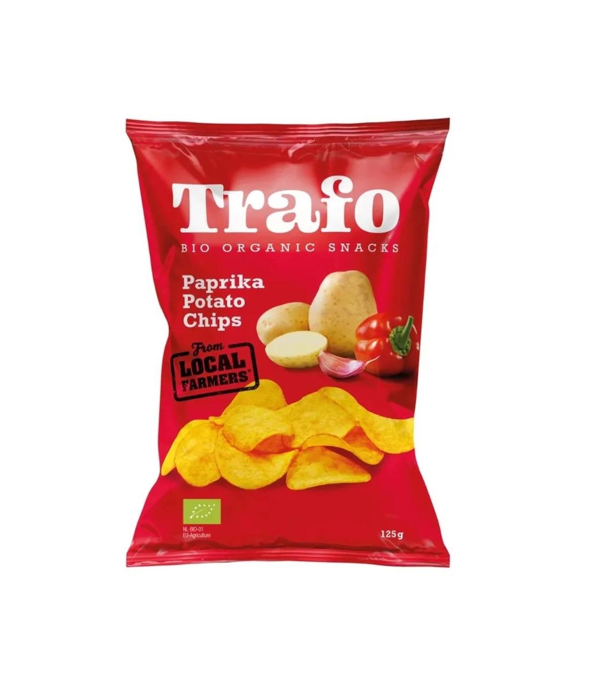 Trafo Organic Paprika Potato Chips - 125g