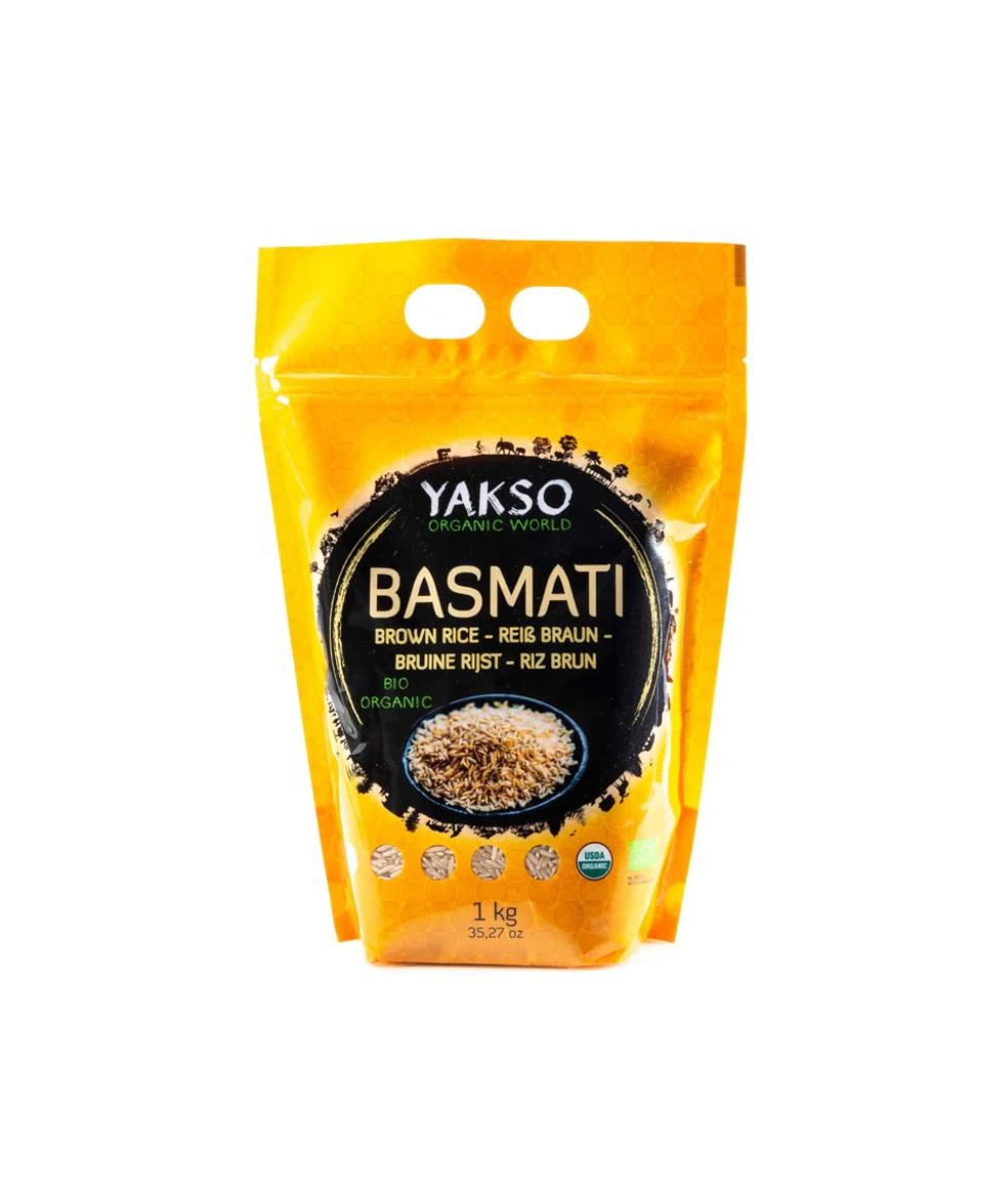 Yakso Organic Basmati Brown Rice - 1 kg