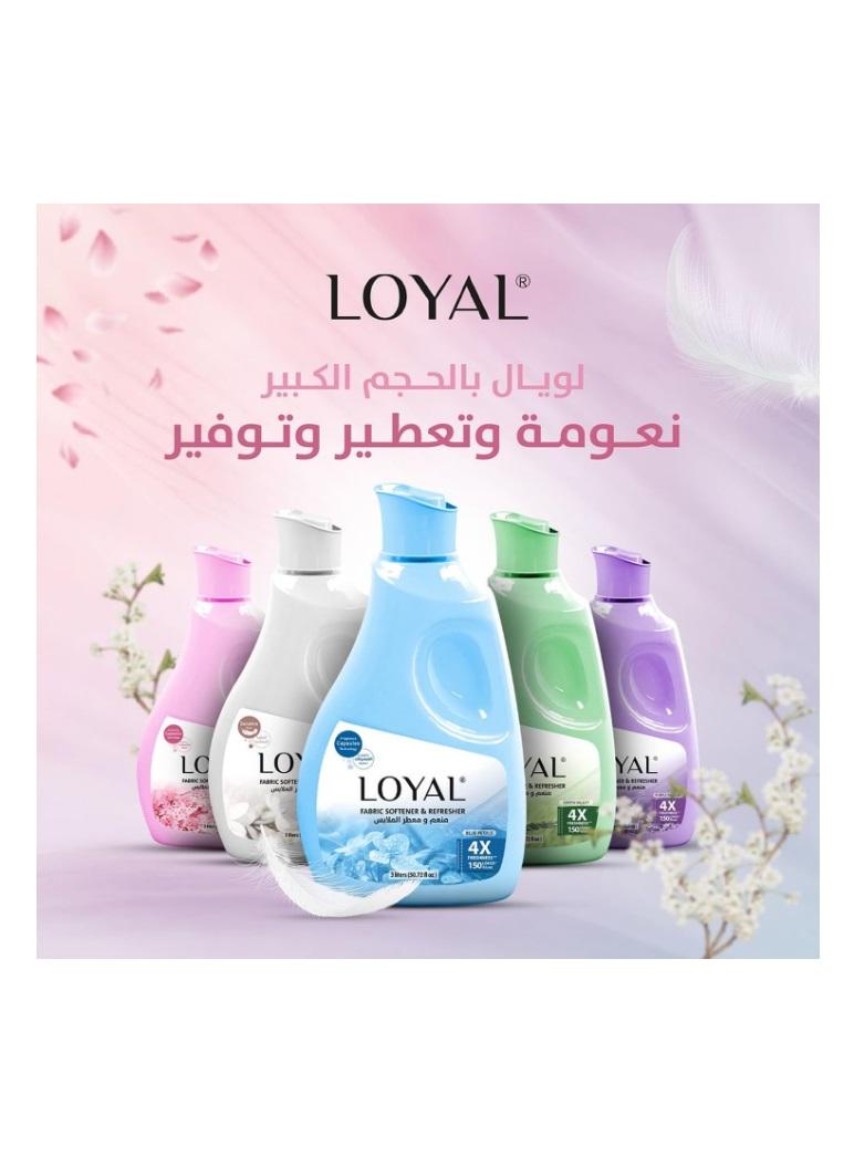 Loyal Fabric Softener, Green Valley - 3000 ml