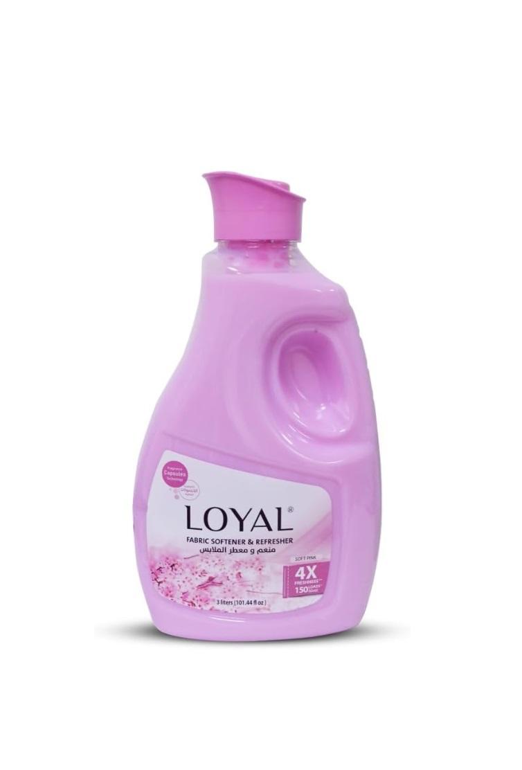 Loyal Fabric Softener, Soft Pink - 3000 ml