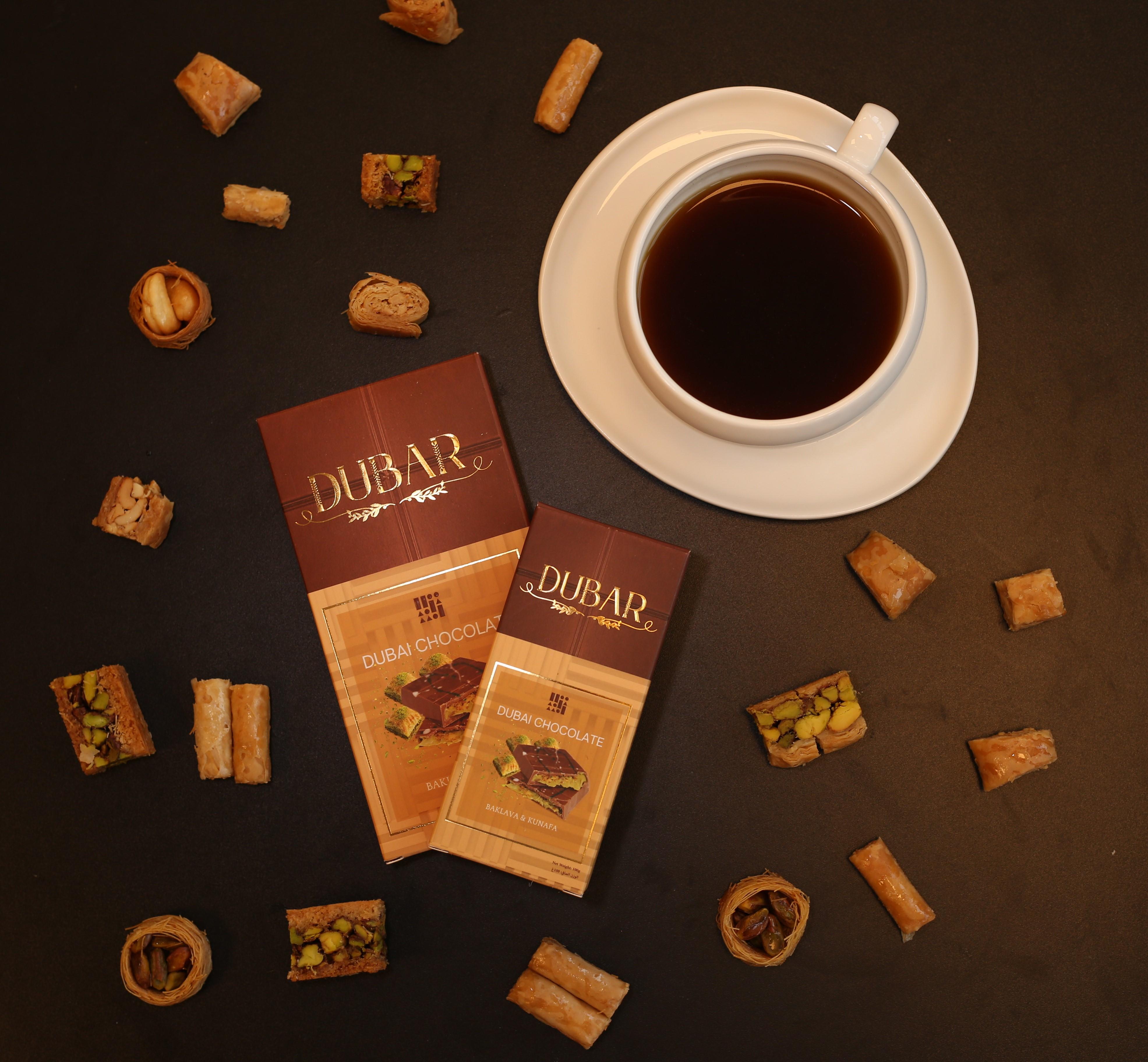 Dubar Dubai Chocolate, Baklava & Kunafa - 100g