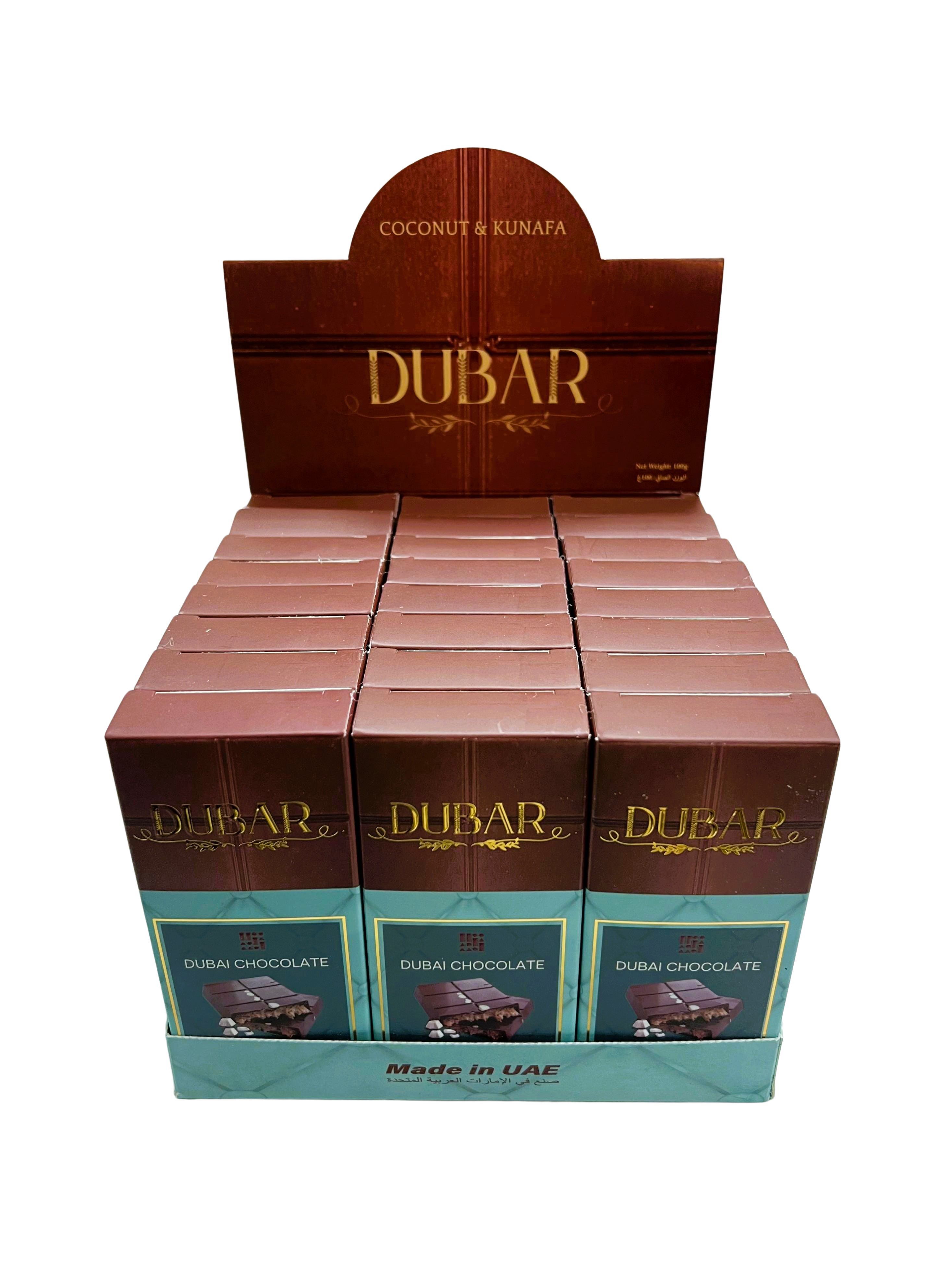 Dubar Dubai Chocolate, Coconut & Kunafa - 100g