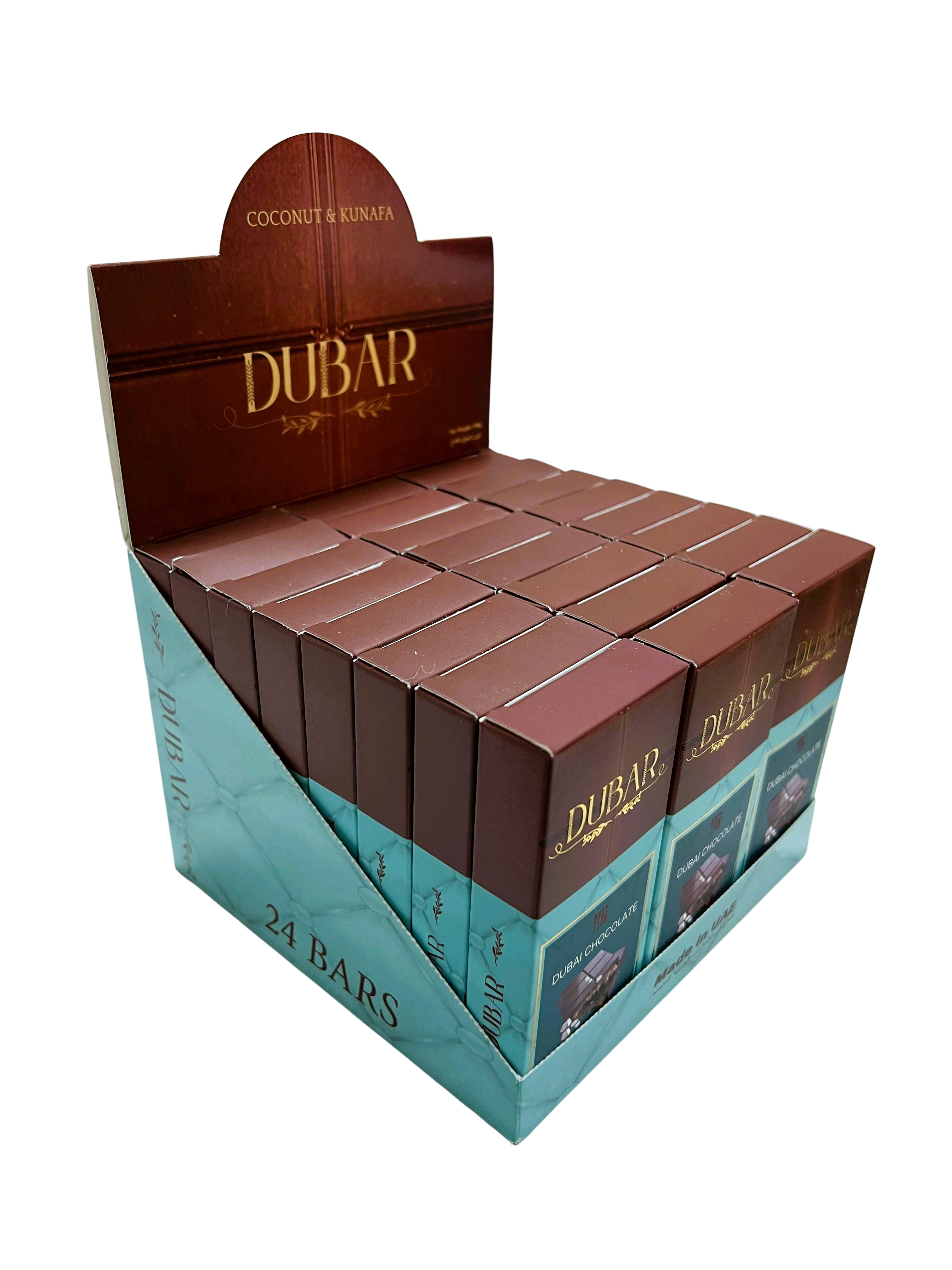 Dubar Dubai Chocolate, Coconut & Kunafa - 100g