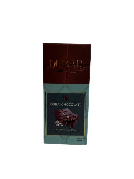 Dubar Dubai Chocolate, Coconut & Kunafa - 100g