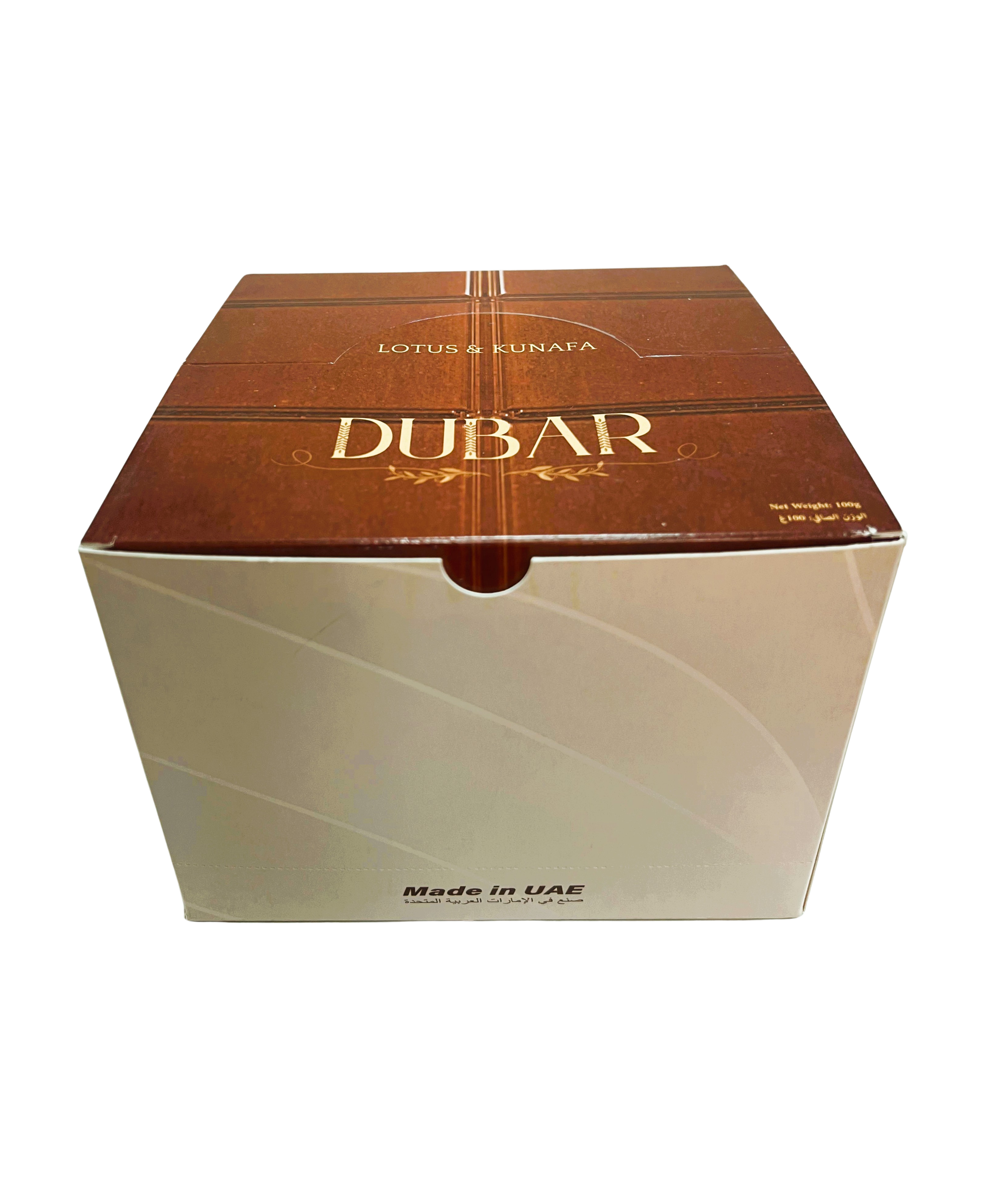 Dubar Dubai Chocolate, Caramelized Biscuit & Kunafa - 100g