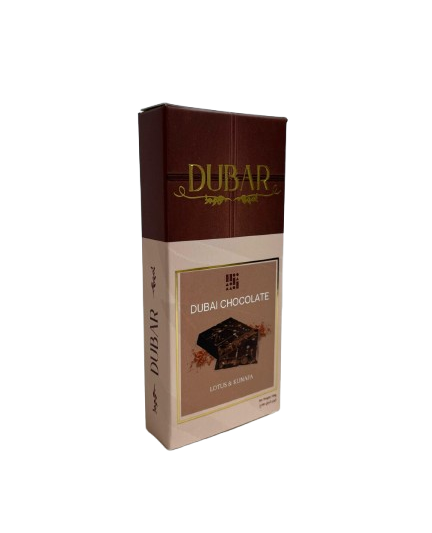 Dubar Dubai Chocolate, Caramelized Biscuit & Kunafa - 100g