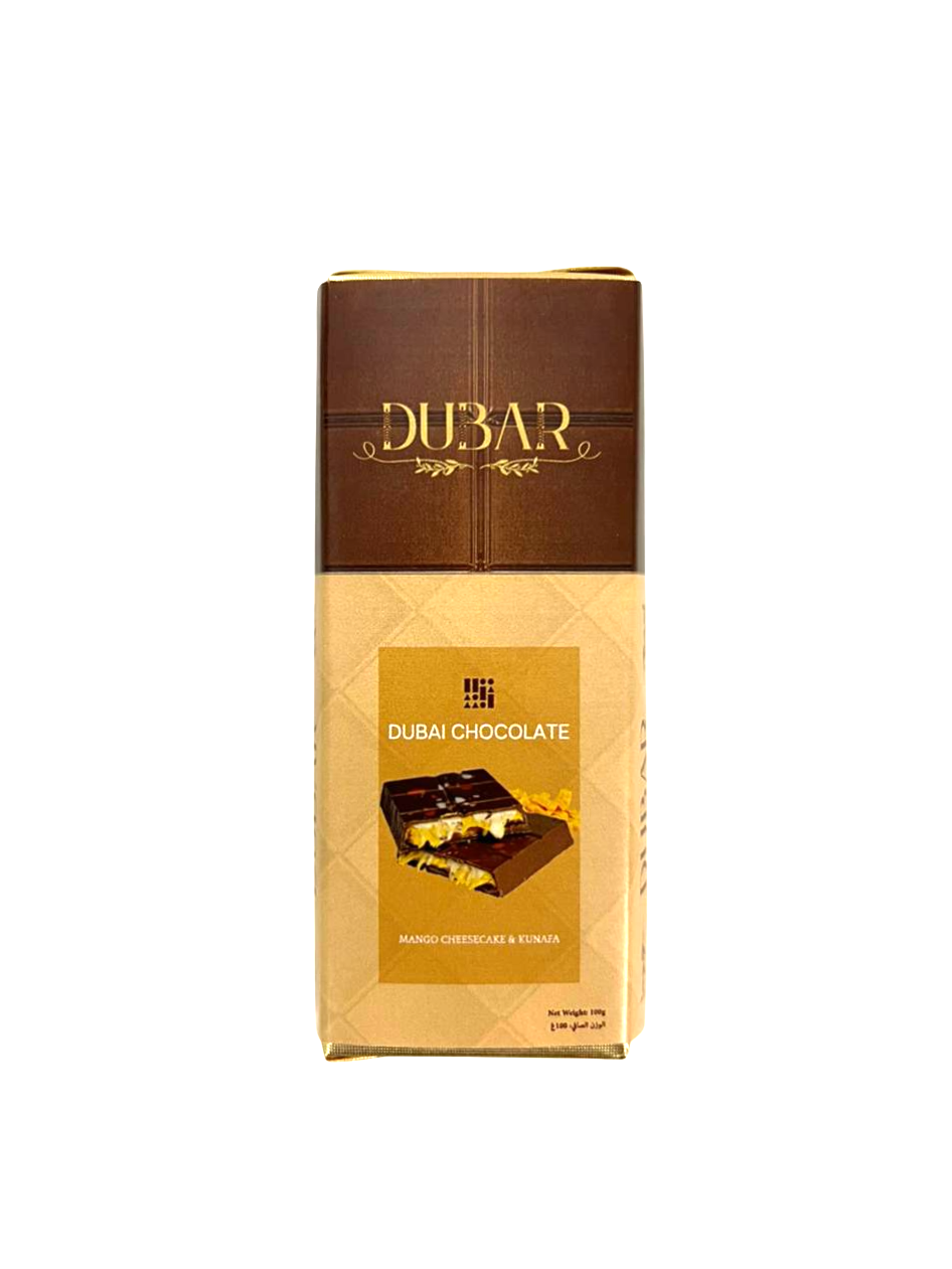Dubar Dubai Chocolate, Mango Cheesecake & Kunafa - 100g