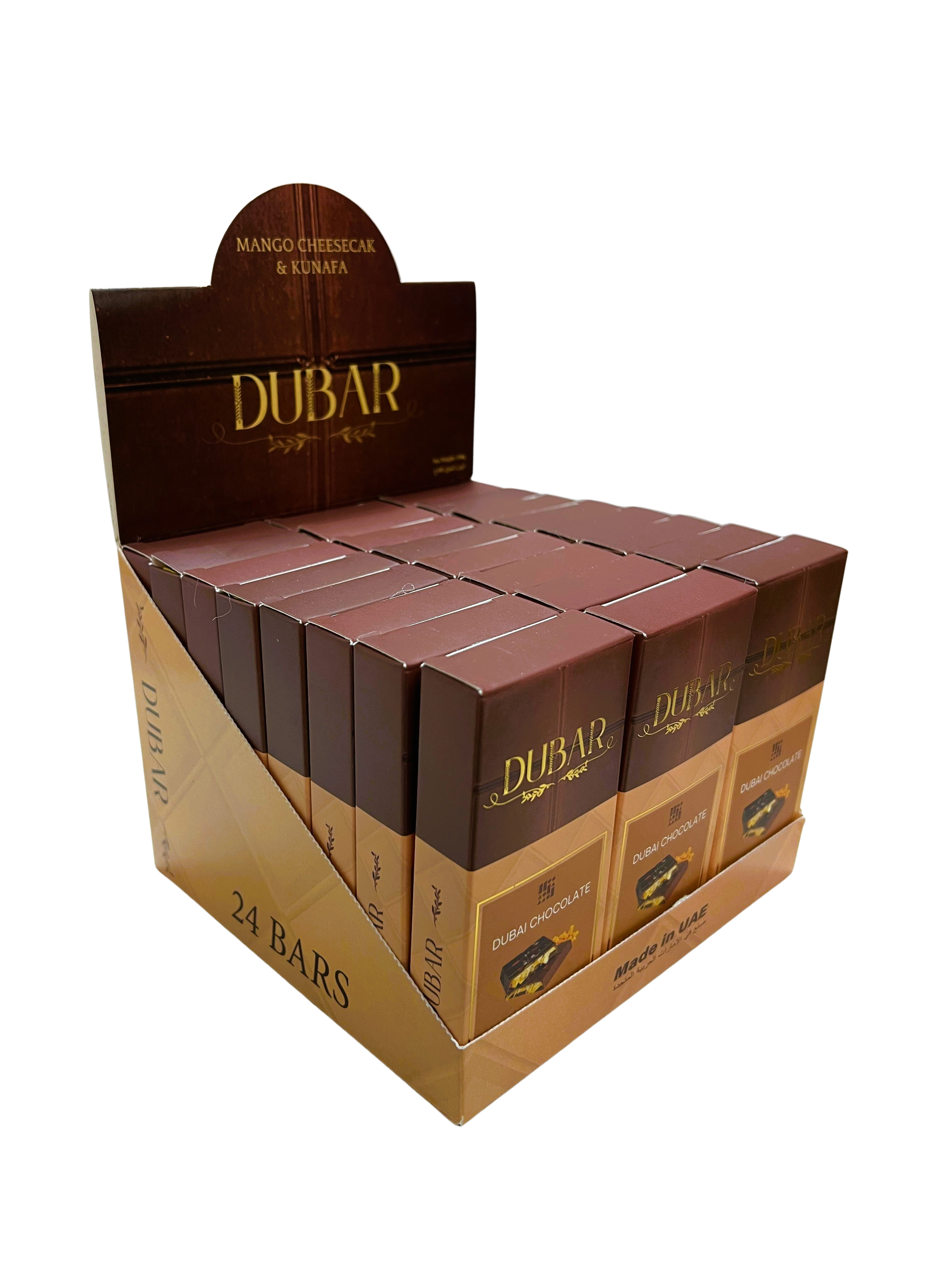 Dubar Dubai Chocolate, Mango Cheesecake & Kunafa - 100g