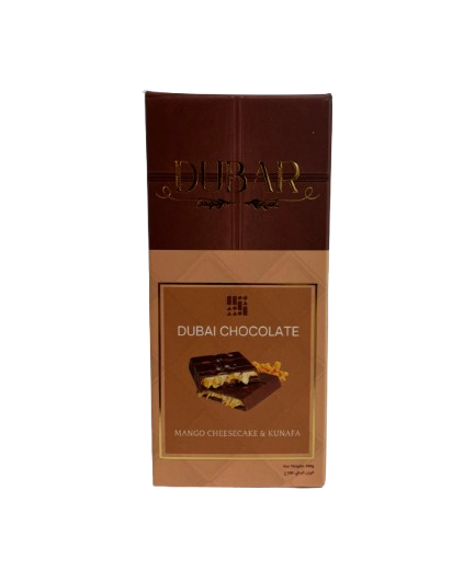 Dubar Dubai Chocolate, Mango Cheesecake & Kunafa - 100g