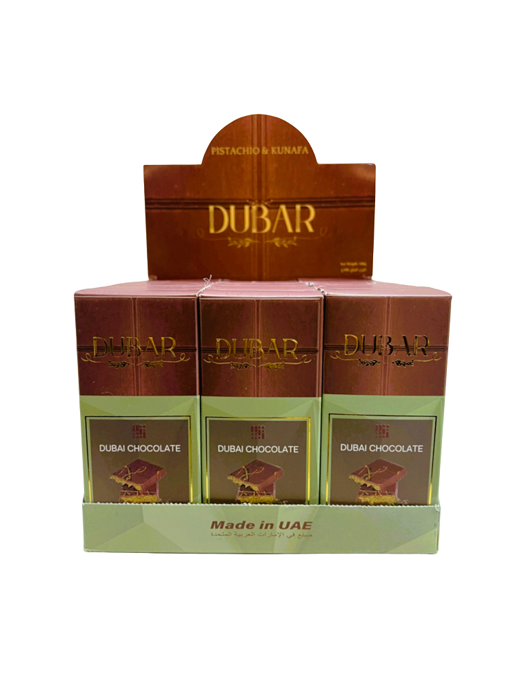 Dubar Dubai Chocolate, Pistachio & Kunafa - 100g