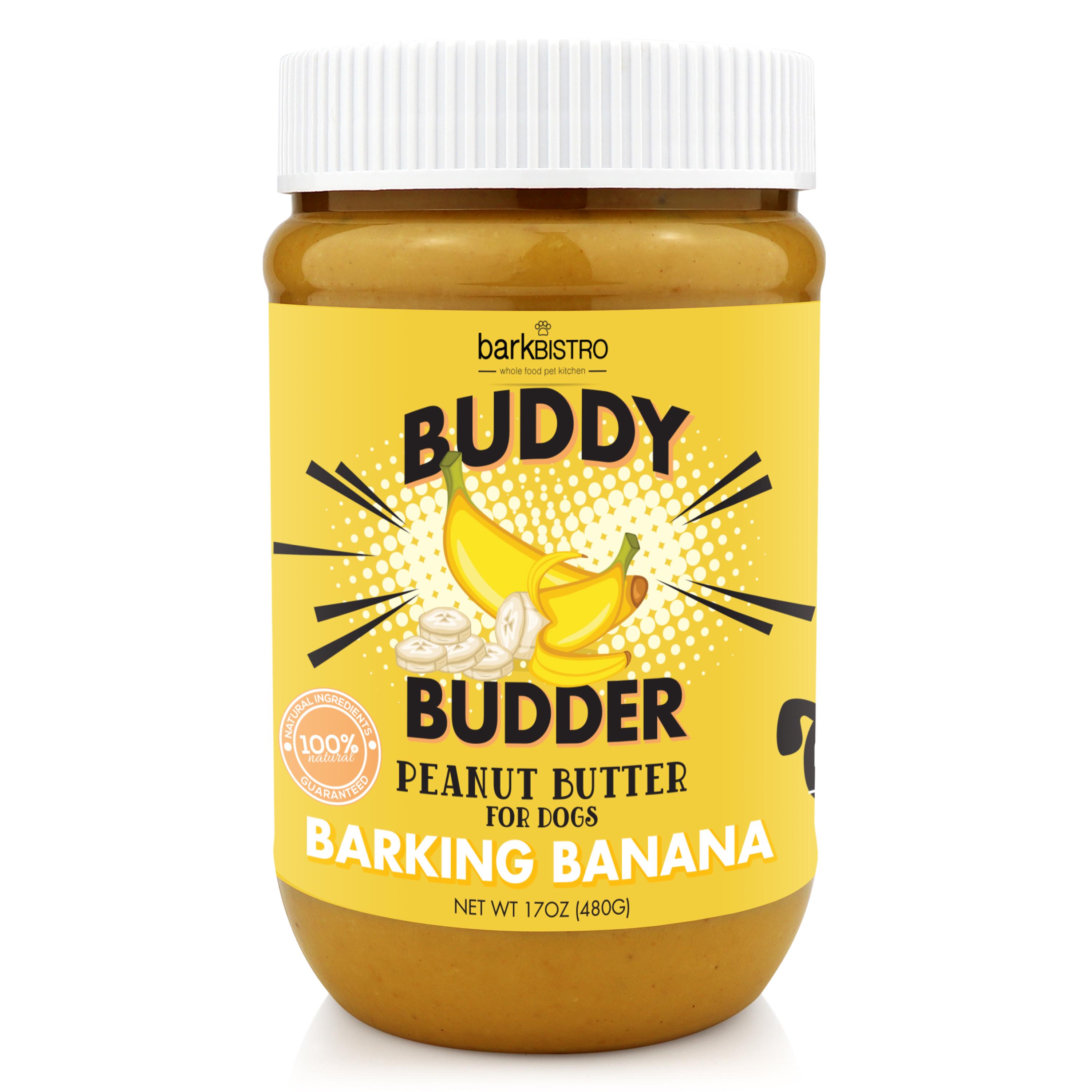 Bark Bistro, Barkin Banana Buddy Budder Dog Peanut Butter - 17 oz