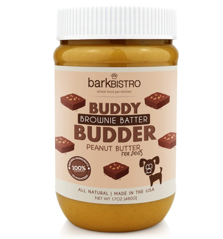 Bark Bistro, Brownie Batter Buddy Budder Dog Peanut Butter - 17 oz