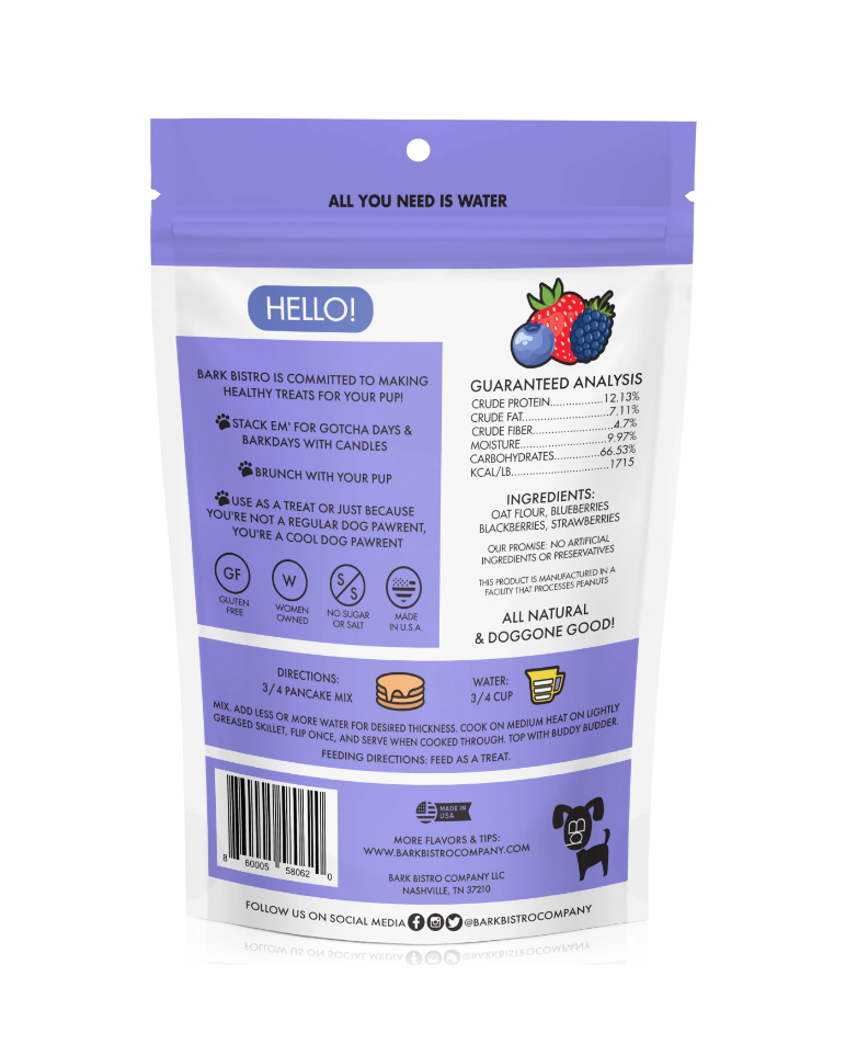 Bark Bistro, Superberry Snoot Pooch Pancakes - 14 oz