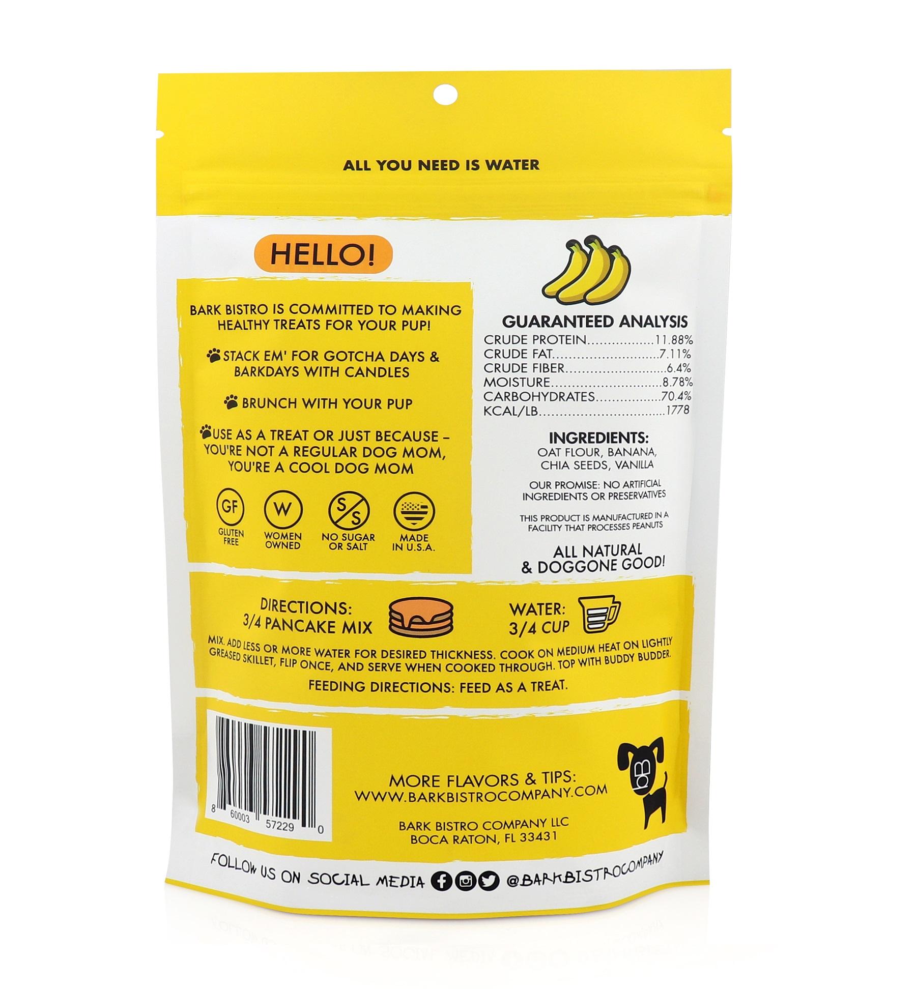 Bark Bistro, Barkin Banana Pooch Pancakes - 14 oz