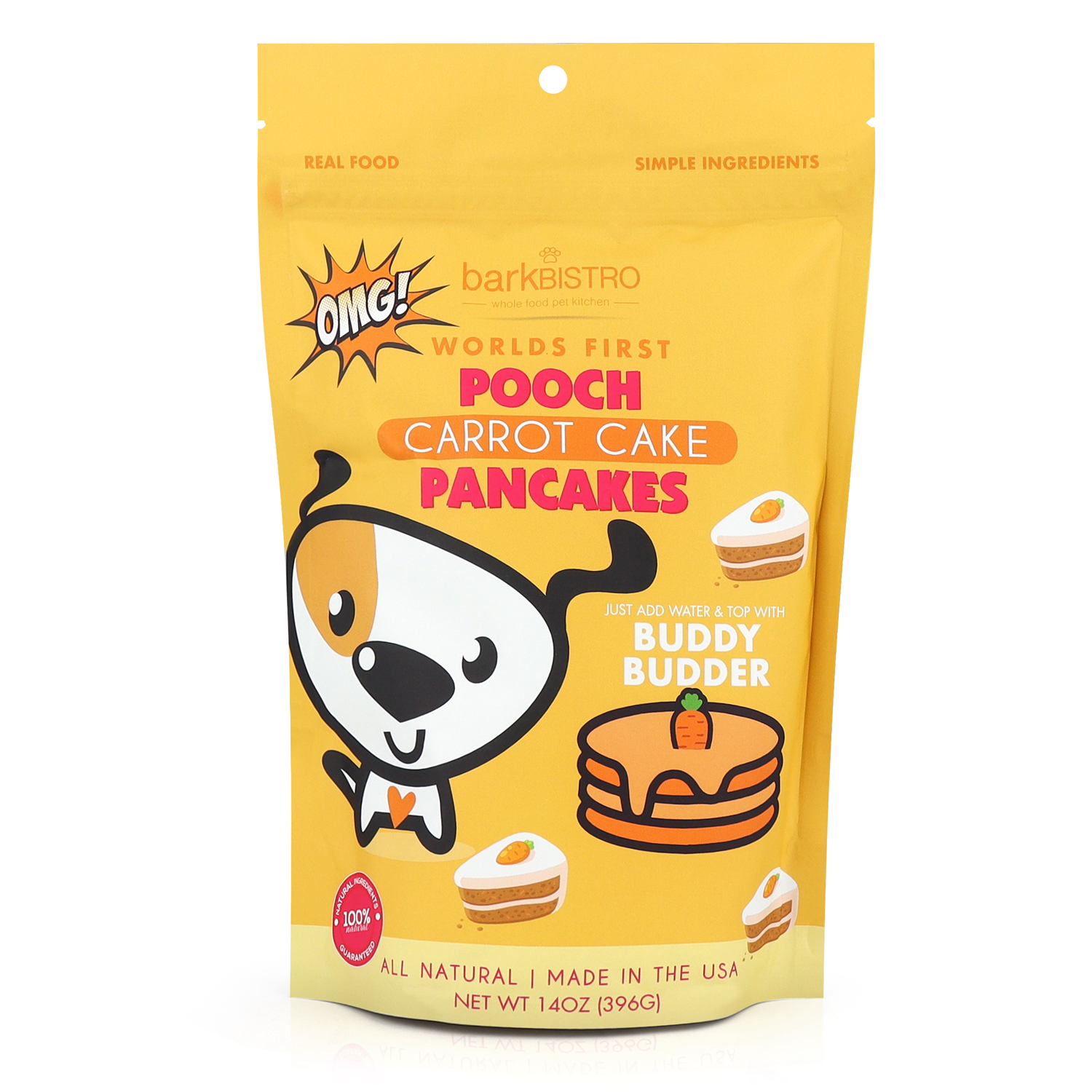 Bark Bistro, Carrot Cake Pooch Pancakes - 14 oz