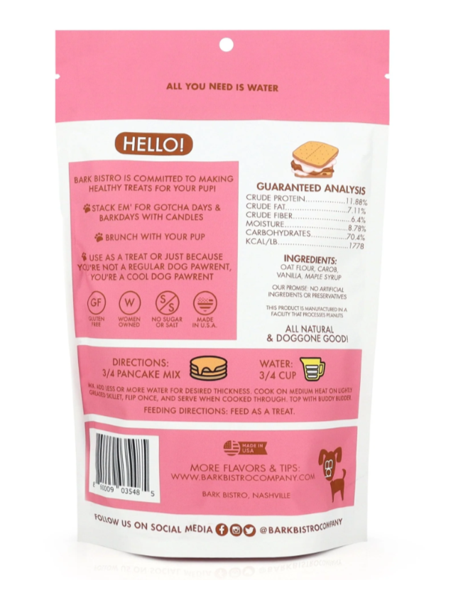 Bark Bistro, Gimme S'more Pooch Pancakes - 14 oz