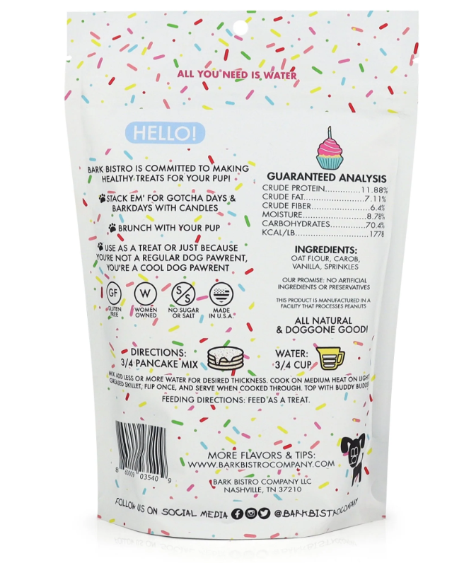Bark Bistro, Birthday Bash Pooch Pancakes - 14 oz