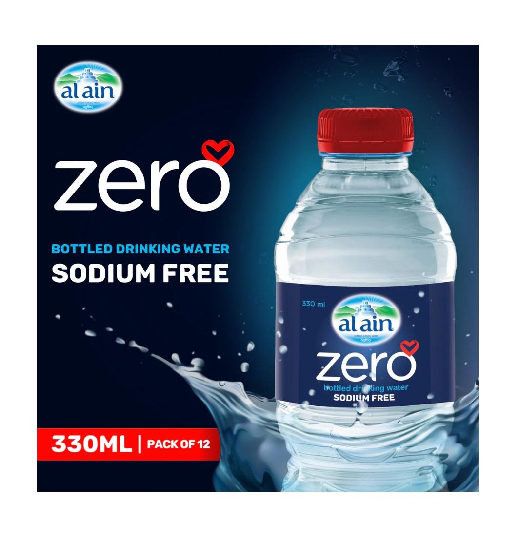 Al Ain Water, Zero Sodium - 330 ml x 24