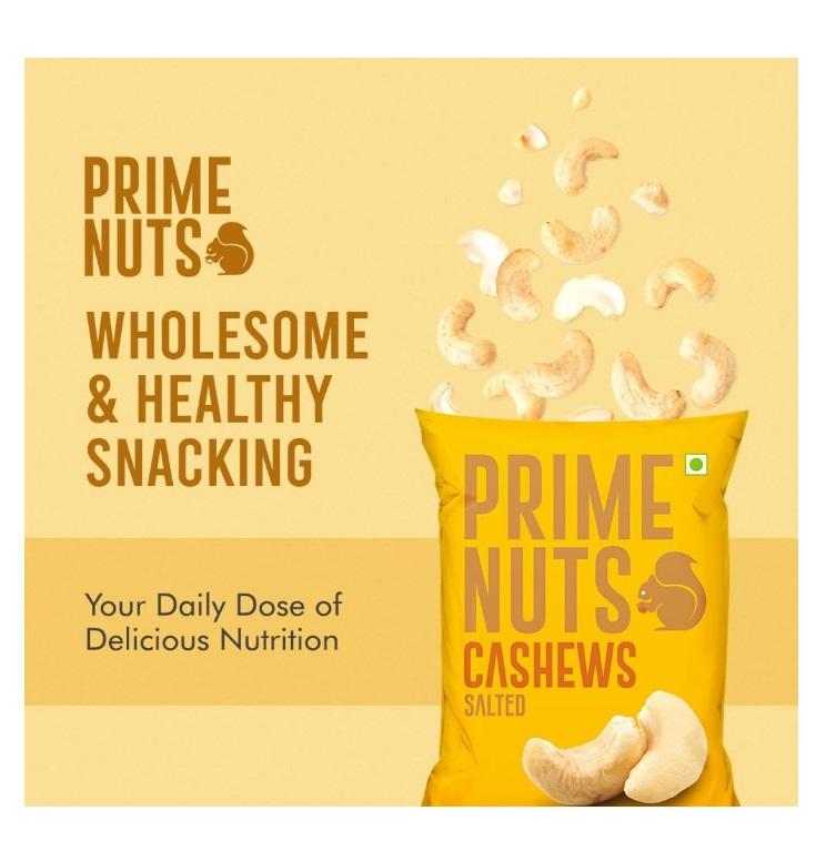 Prime Nuts, Salted Cashew Nuts - 20g x 12
