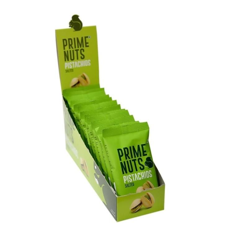 Prime Nuts, Salted Pistachio Nuts - 20g x 12
