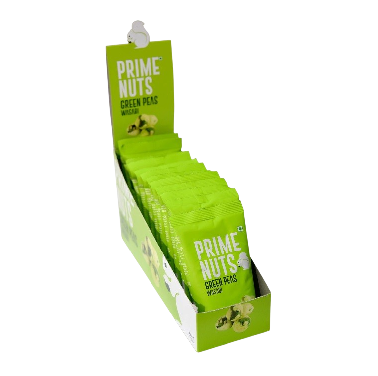 Prime Nuts, Wasabi Green Peas - 25g x 12