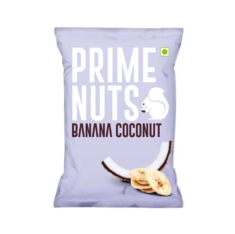 Prime Nuts, Banana Coconut Chips - 50g x 24