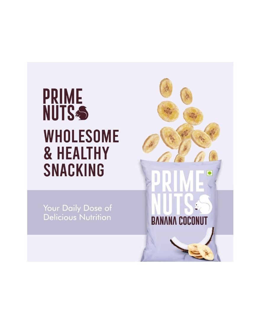 Prime Nuts, Banana Coconut Chips - 50g x 24