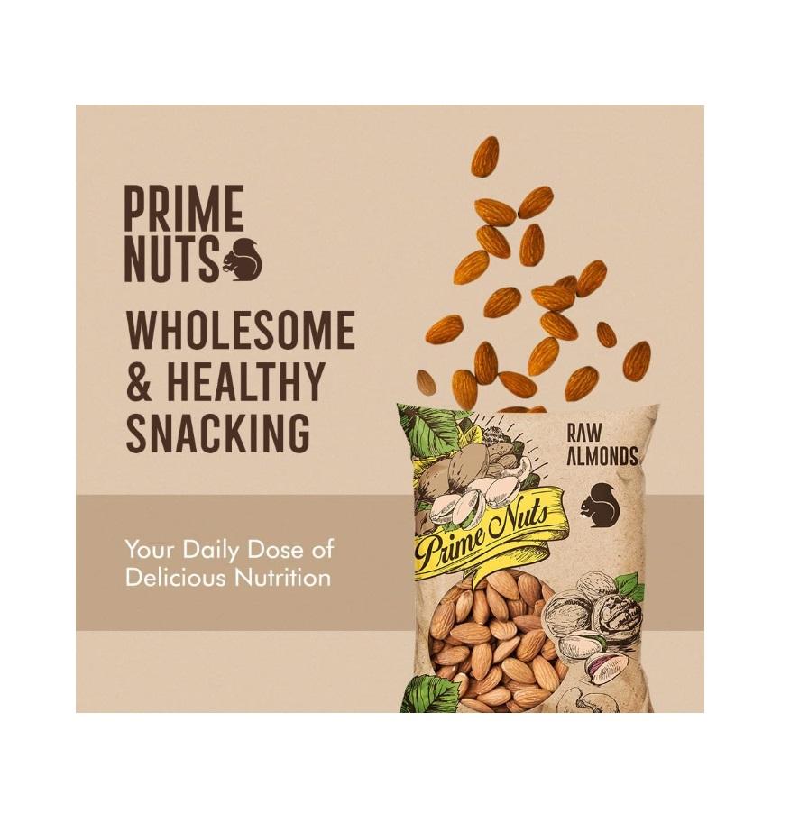 Prime Nuts, Raw Almond - 175g x 24