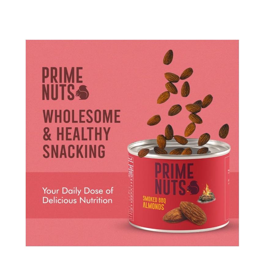 Prime Nuts, BBQ Almond, Tin - 125g x 24