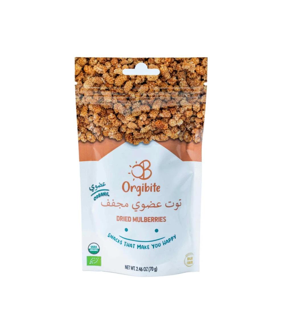 Orgibite Organic Dried Mulberries - 70g