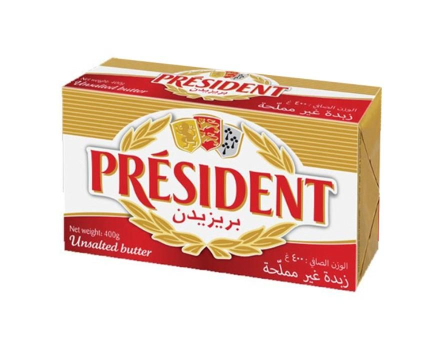 President Unsalted Butter 82% - 400g