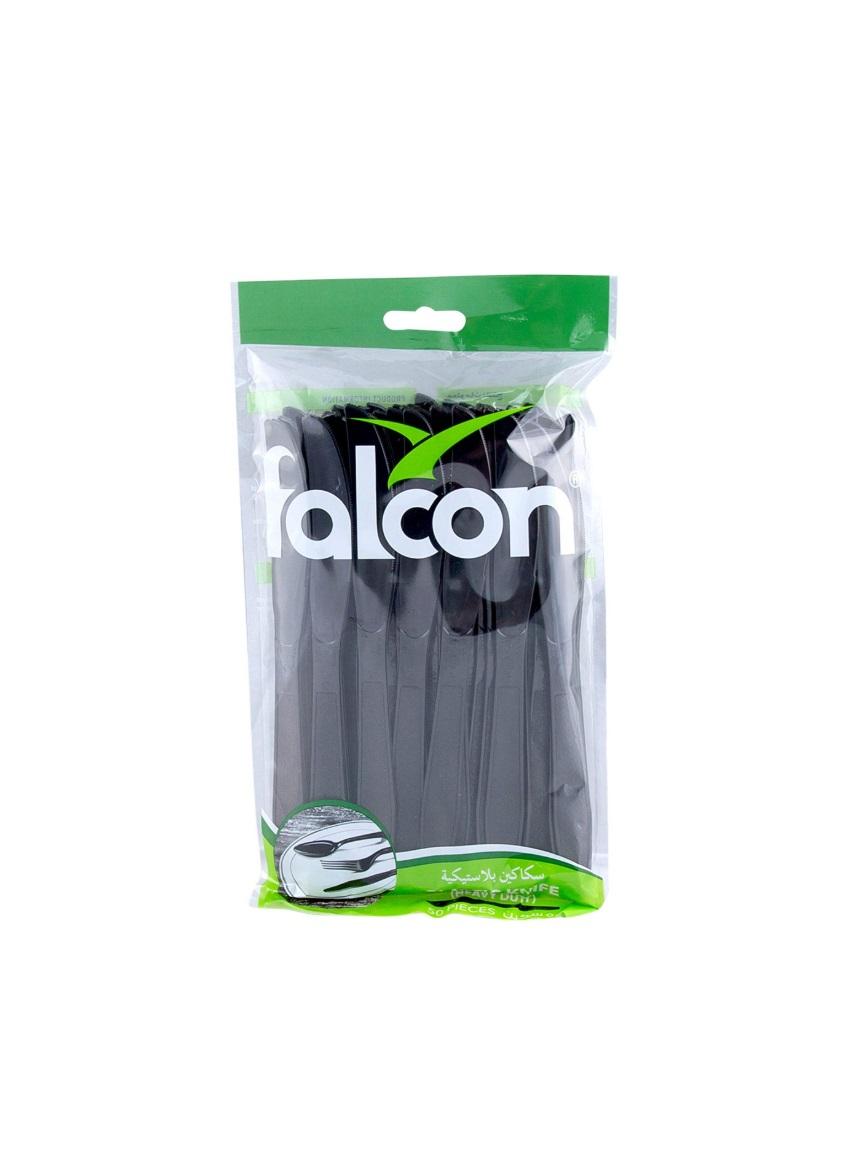 Falcon Heavy Duty Plastic Knife, Black - 50 pcs
